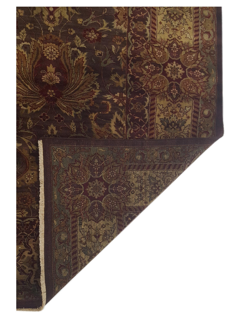 Pacific Serene 12608 Brown Beige Traditional Hand Knotted Rug