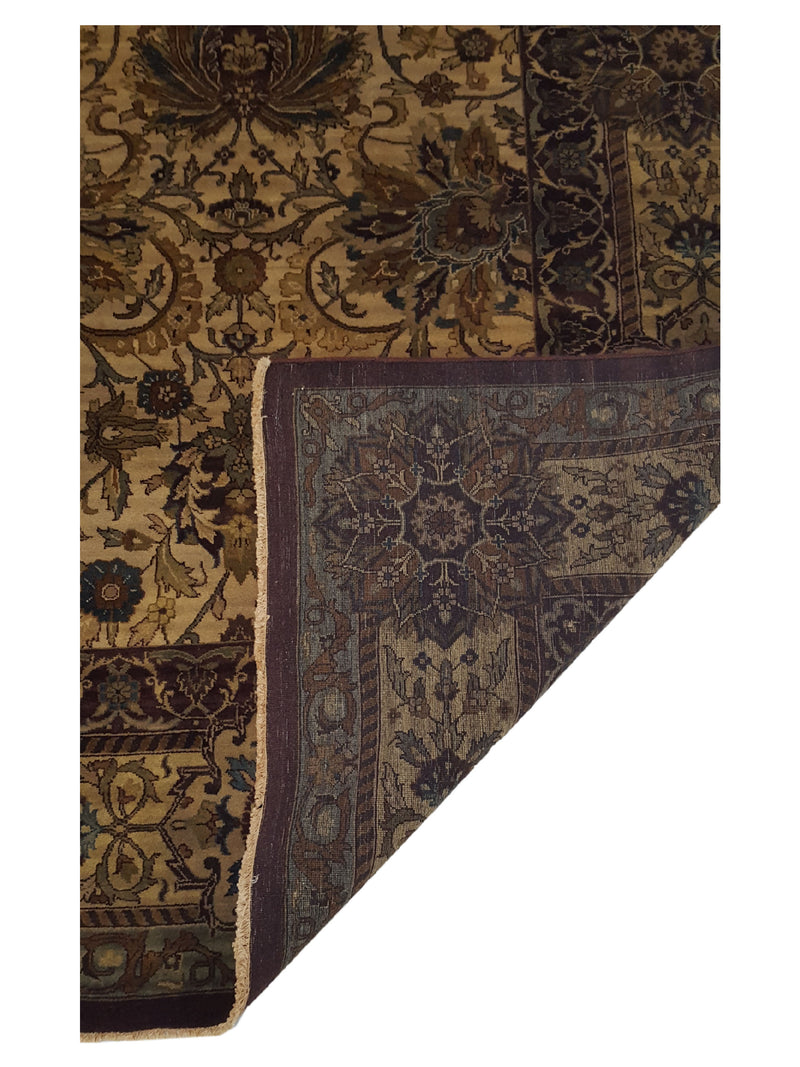 Pacific Maharaja 12696 Beige Brown Traditional Hand Knotted Rug