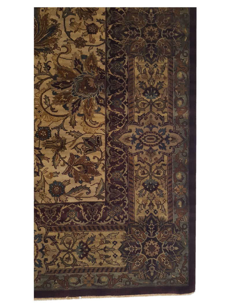 Pacific Maharaja 12696 Beige Brown Traditional Hand Knotted Rug