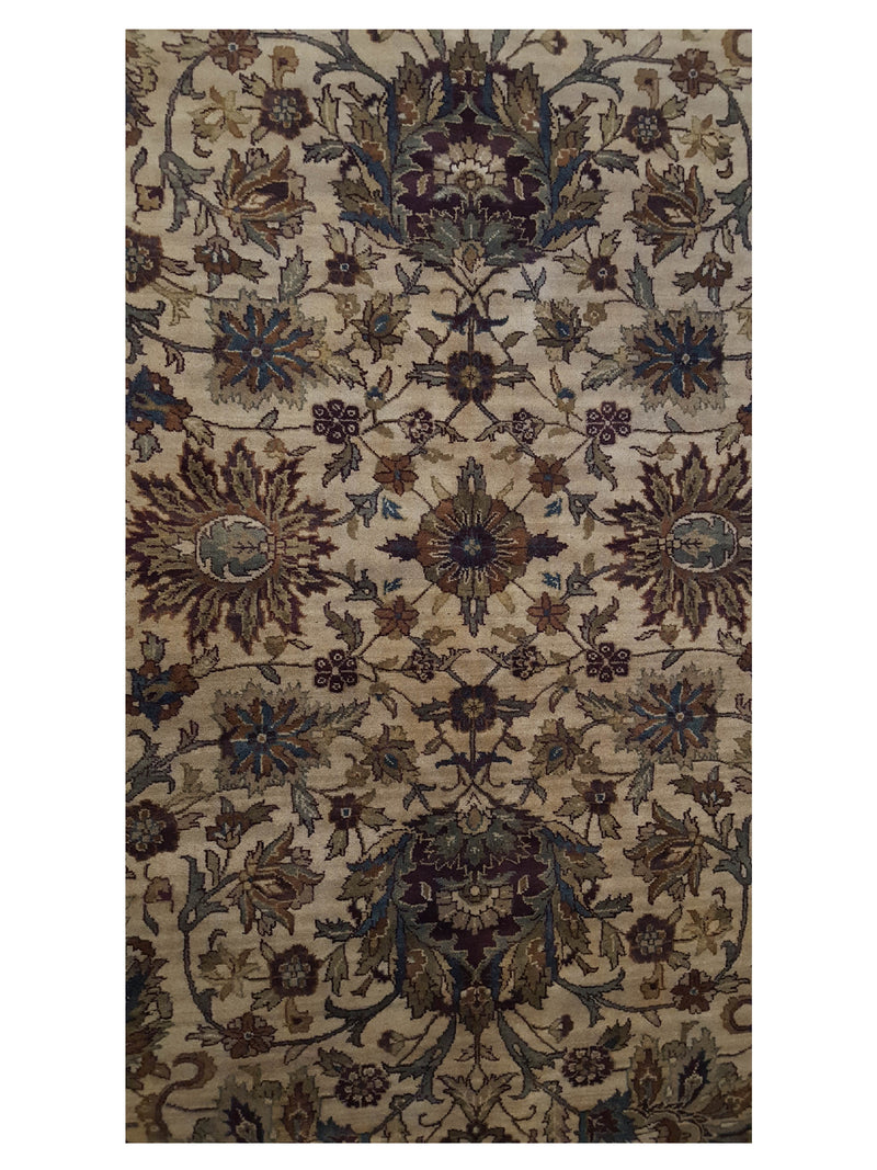Pacific Maharaja 12696 Beige Brown Traditional Hand Knotted Rug
