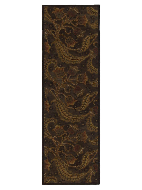 Pacific Hand Crafted  Brown Brown Traditional