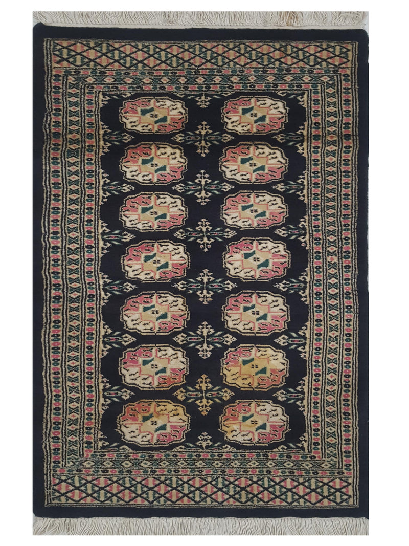 Pacific Bokhara  Black Orange Traditional