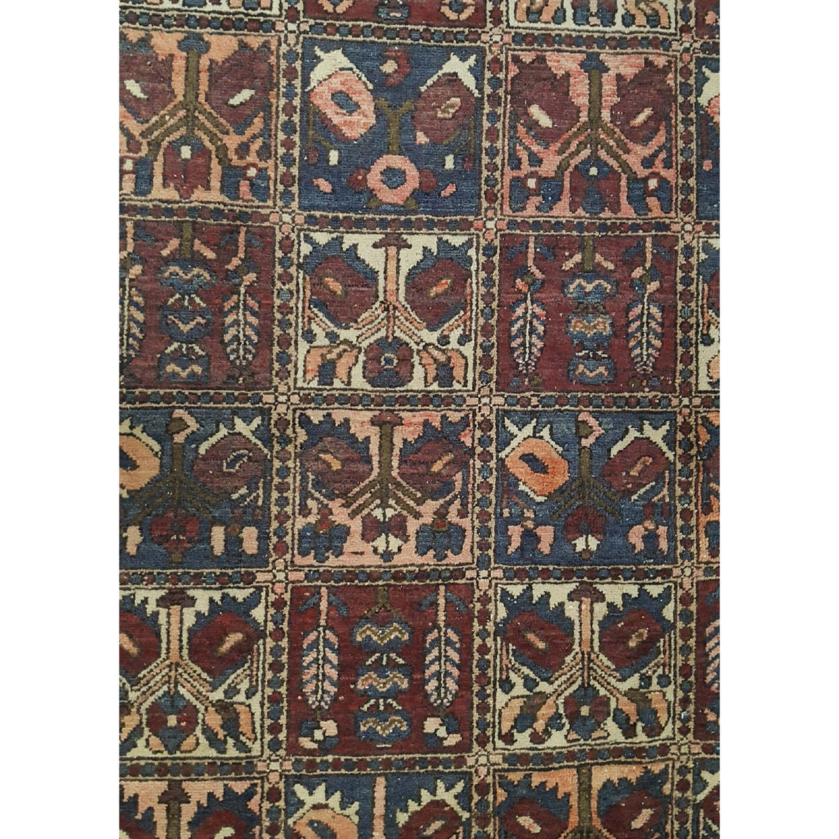 Pacific Bakhtiyari 13651 Brick Brown Traditional Hand Knotted Rug