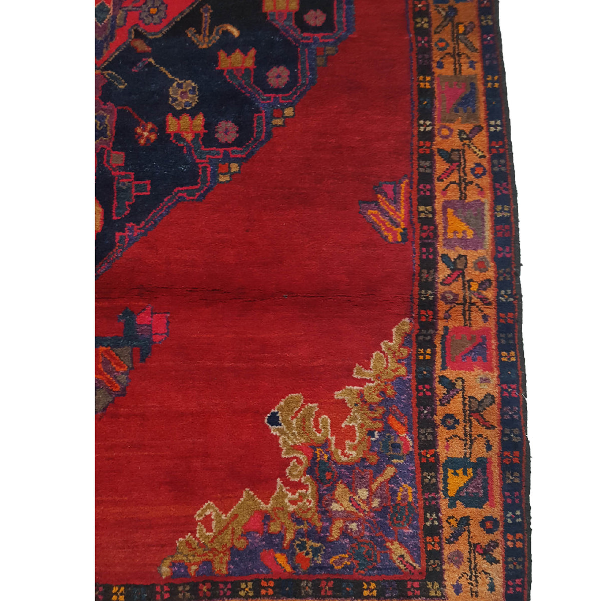 Pacific Bakhtiyari 13653 Red Gold Traditional Hand Knotted Rug