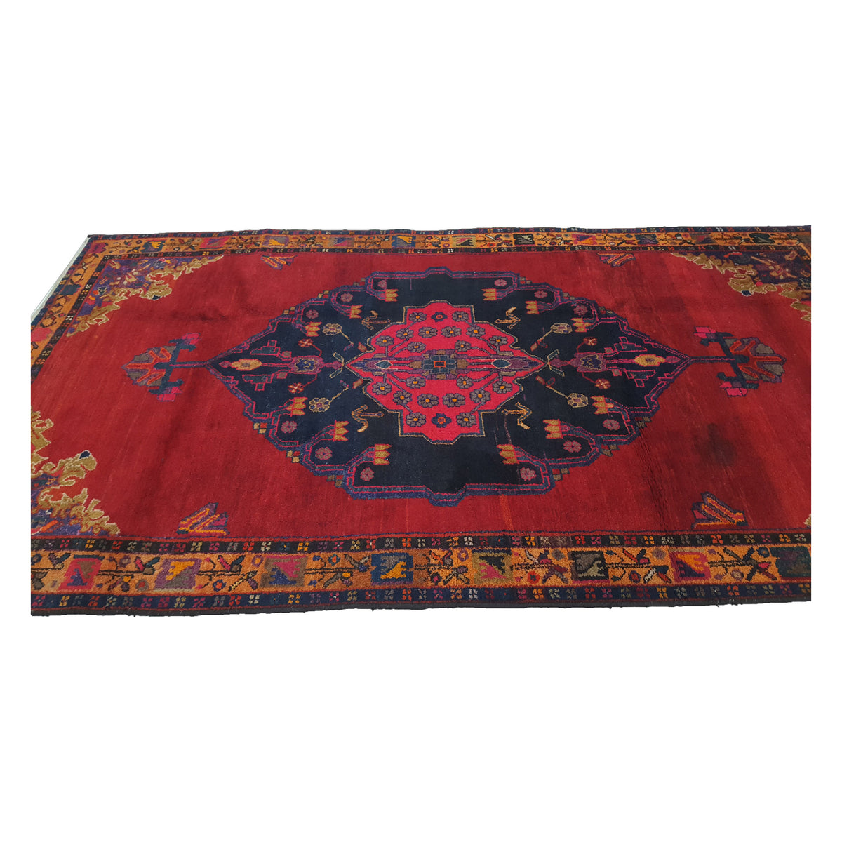 Pacific Bakhtiyari 13653 Red Gold Traditional Hand Knotted Rug