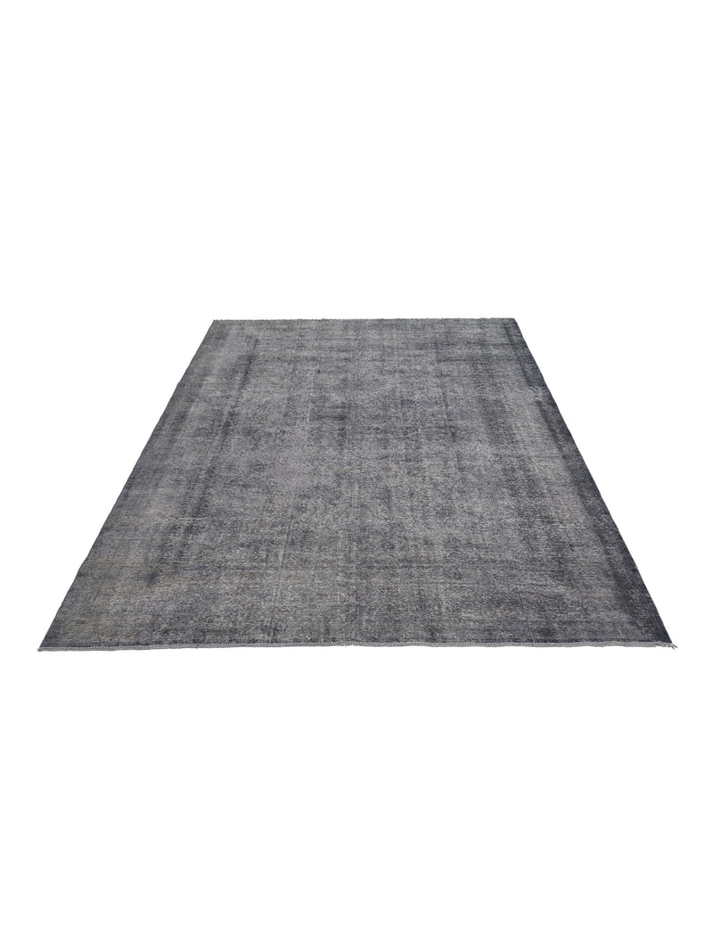 Pacific Overdyed 13669 Grey Grey Transitional Hand Knotted Rug