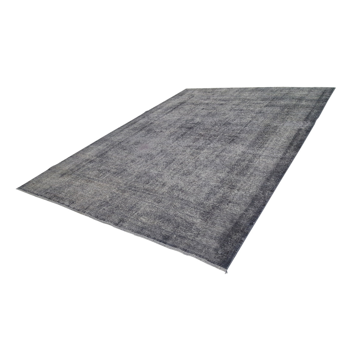 Pacific Overdyed 13669 Grey Grey Transitional Hand Knotted Rug
