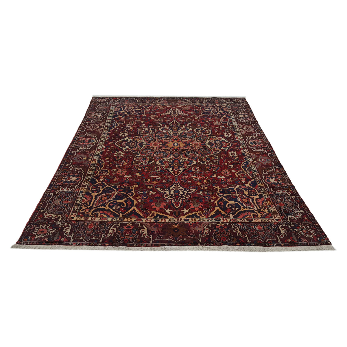 Pacific Bakhtiyari 13670 Burgundy Multi Traditional Hand Knotted Rug