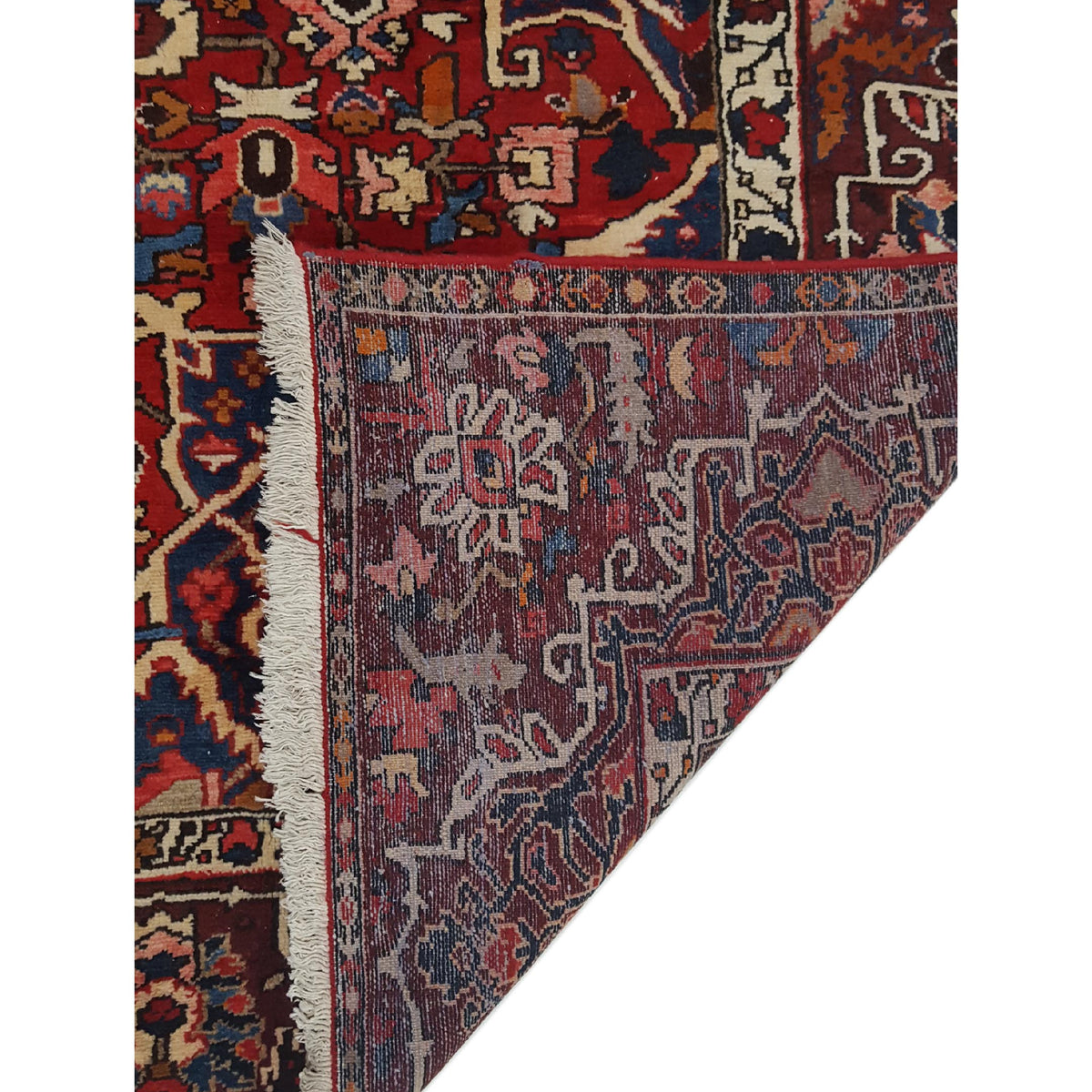 Pacific Bakhtiyari 13670 Burgundy Multi Traditional Hand Knotted Rug