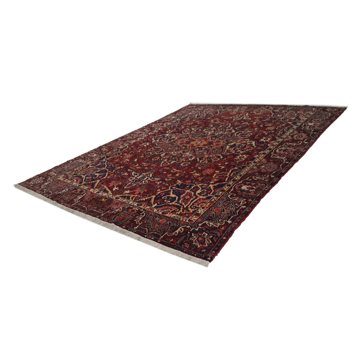 Pacific Bakhtiyari 13670 Burgundy Multi Traditional Hand Knotted Rug