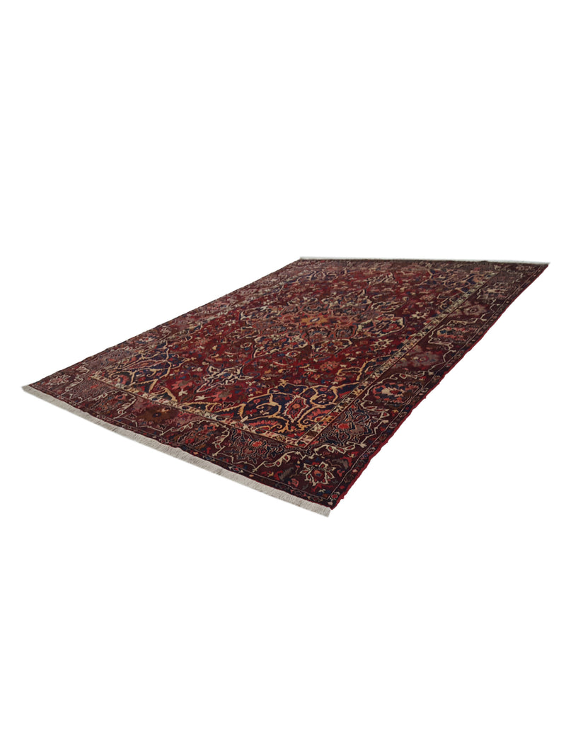 Pacific Bakhtiyari 13670 Burgundy Multi Traditional Hand Knotted Rug