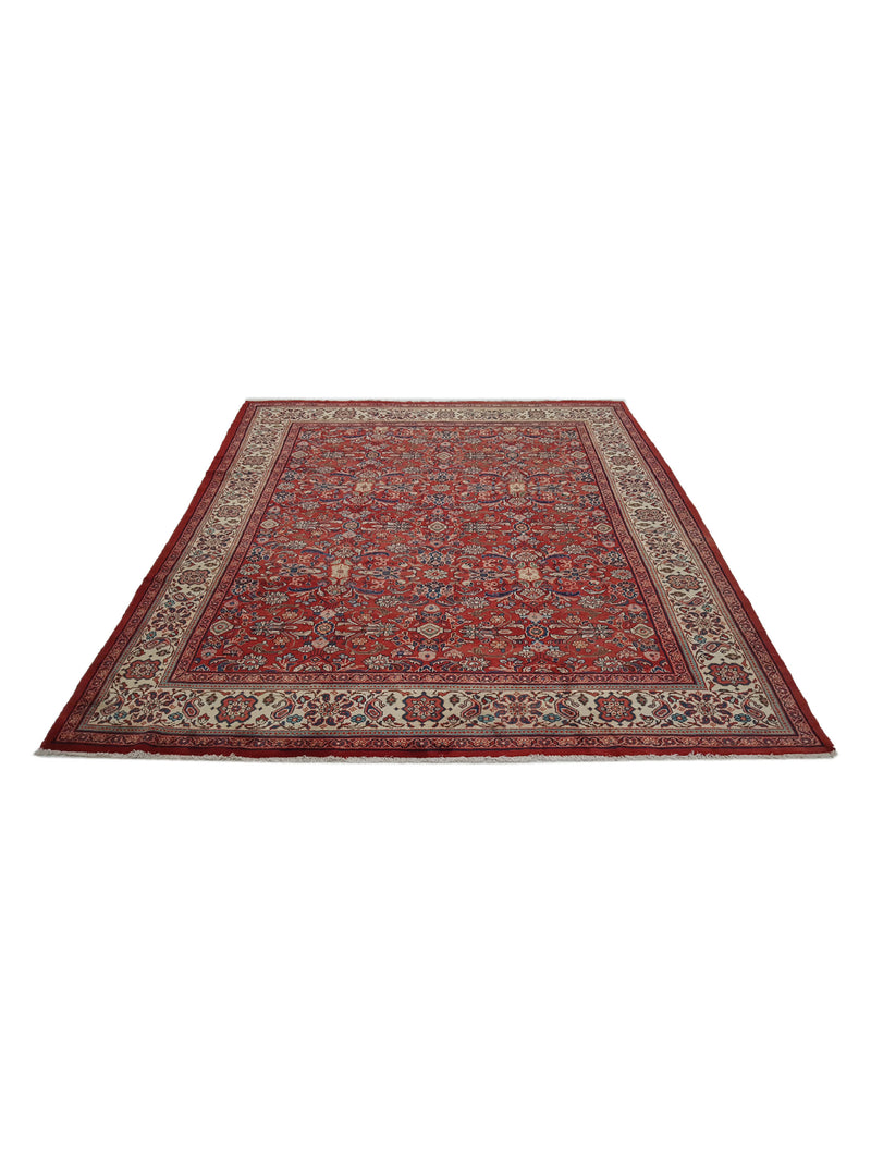 Pacific Mahal 13673 Red Ivory Traditional Hand Knotted Rug