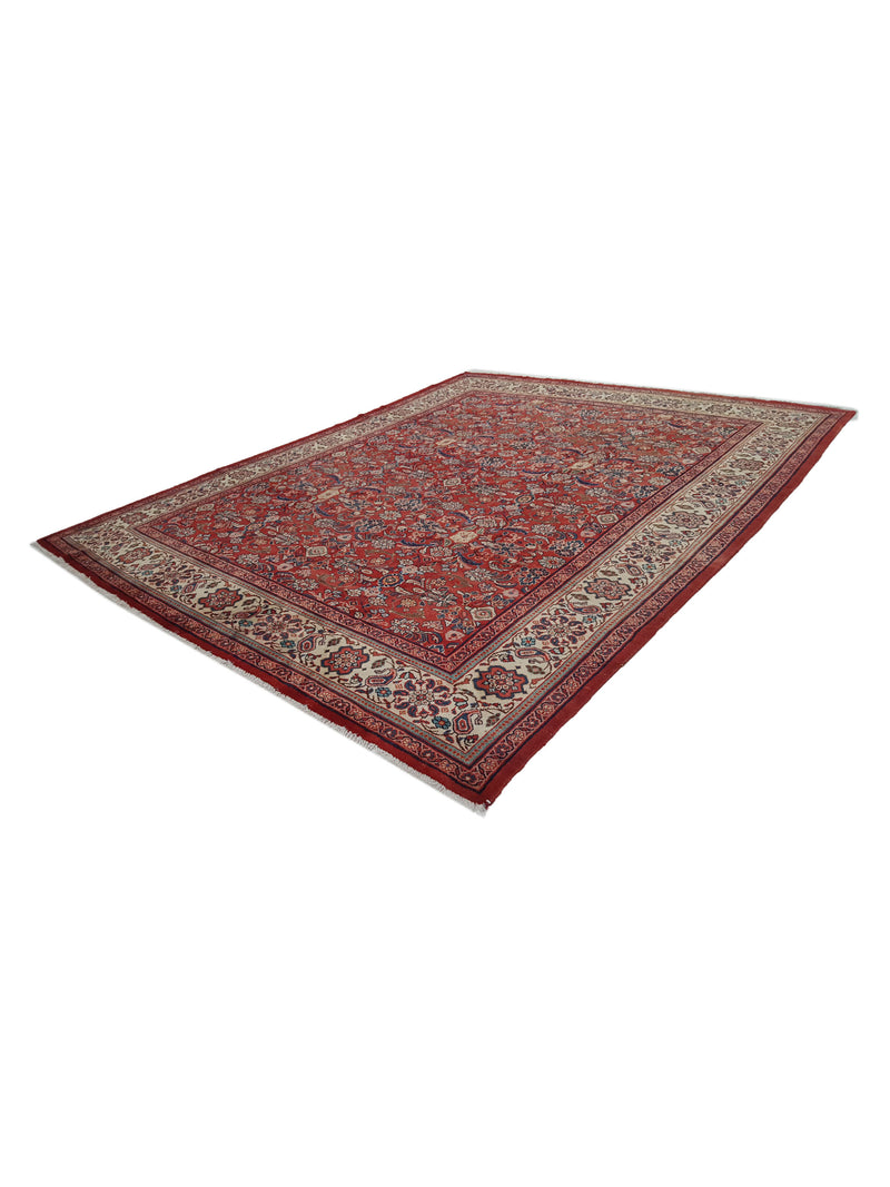 Pacific Mahal 13673 Red Ivory Traditional Hand Knotted Rug