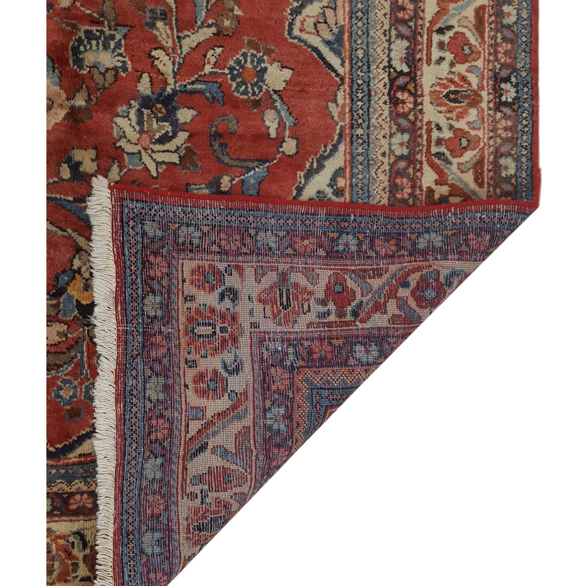 Pacific Mahal 13676 Rust Ivory Traditional Hand Knotted Rug