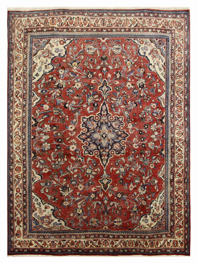 Pacific Mahal  Rust Ivory Traditional