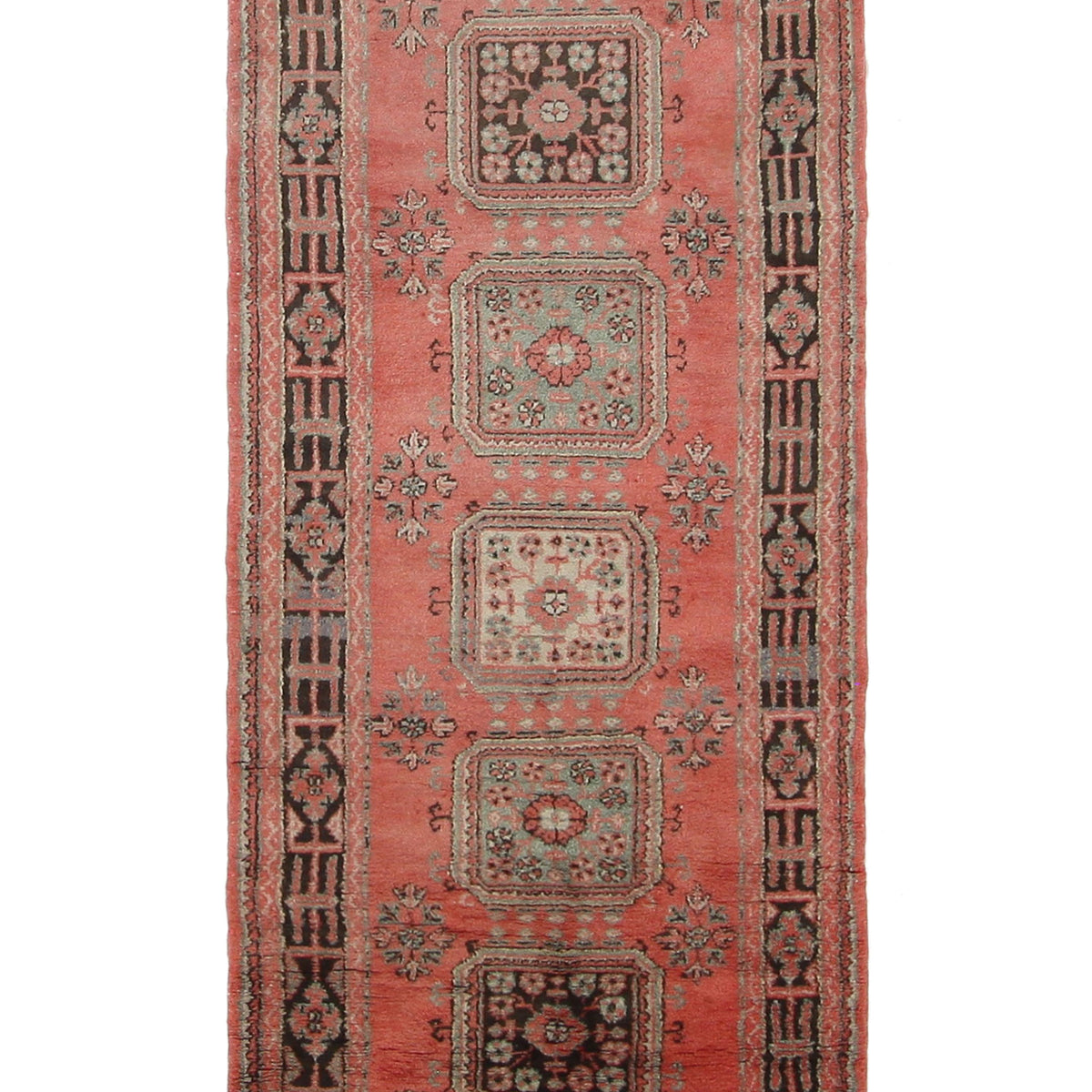 Fasa Antique Ushak  Orange Charcoal Traditional