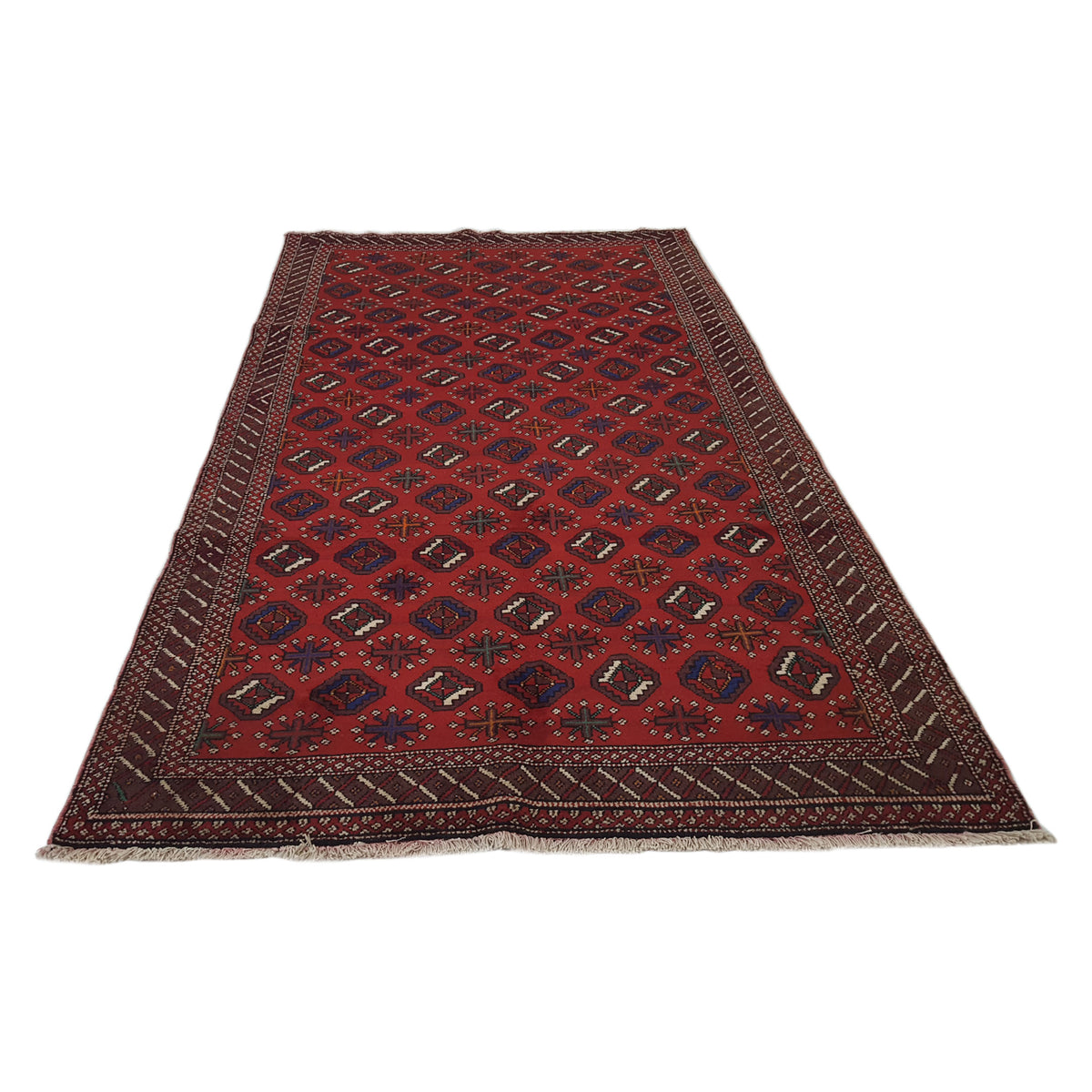 Pacific Shiraz 13693 Burgundy Burgundy Traditional Hand Knotted Rug