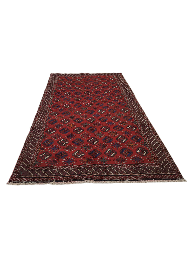 Pacific Shiraz 13693 Burgundy Burgundy Traditional Hand Knotted Rug