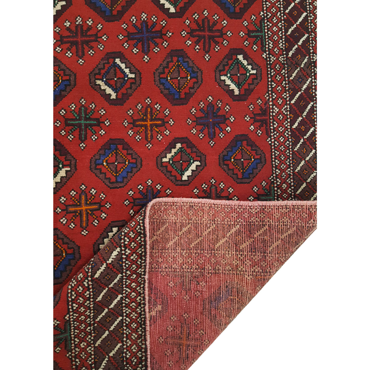 Pacific Shiraz 13693 Burgundy Burgundy Traditional Hand Knotted Rug