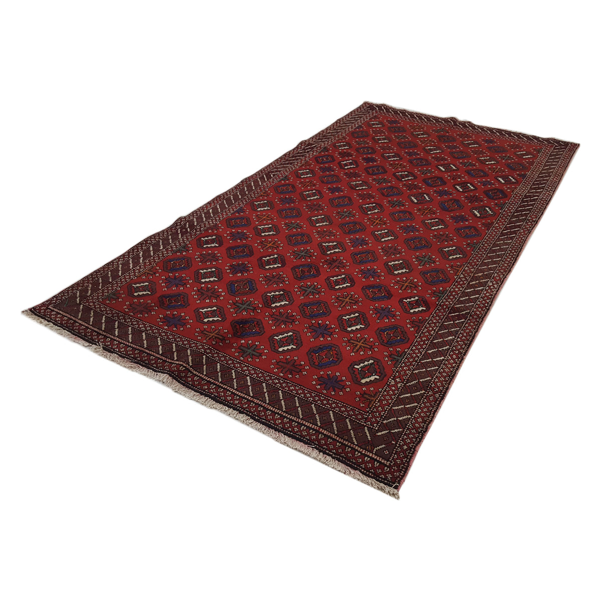 Pacific Shiraz 13693 Burgundy Burgundy Traditional Hand Knotted Rug