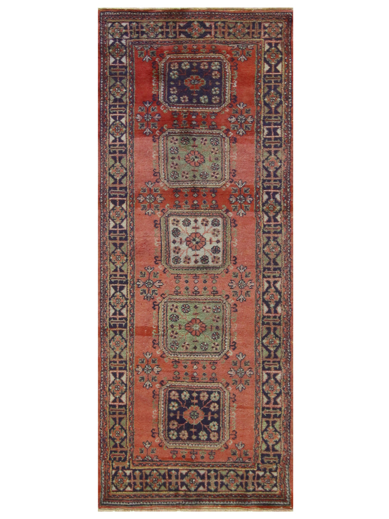 Fasa Antique Ushak  Orange Blue Transitional