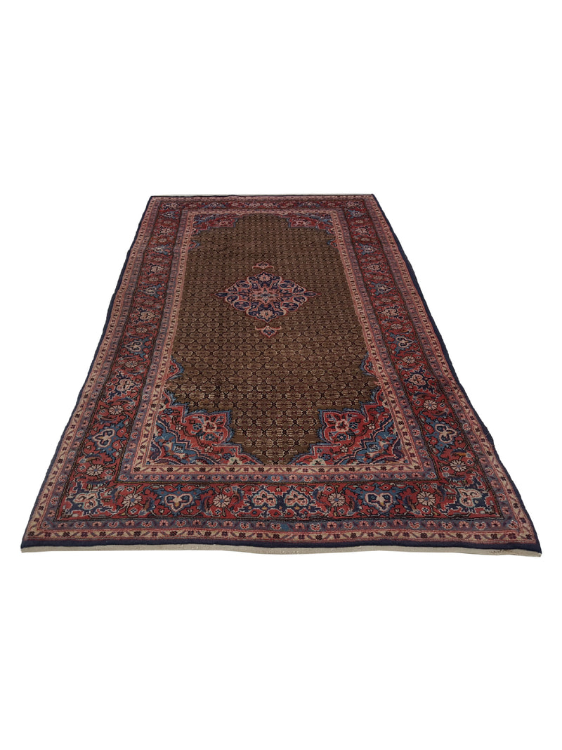 Pacific Serab 13708 Blue Orange Traditional Hand Knotted Rug