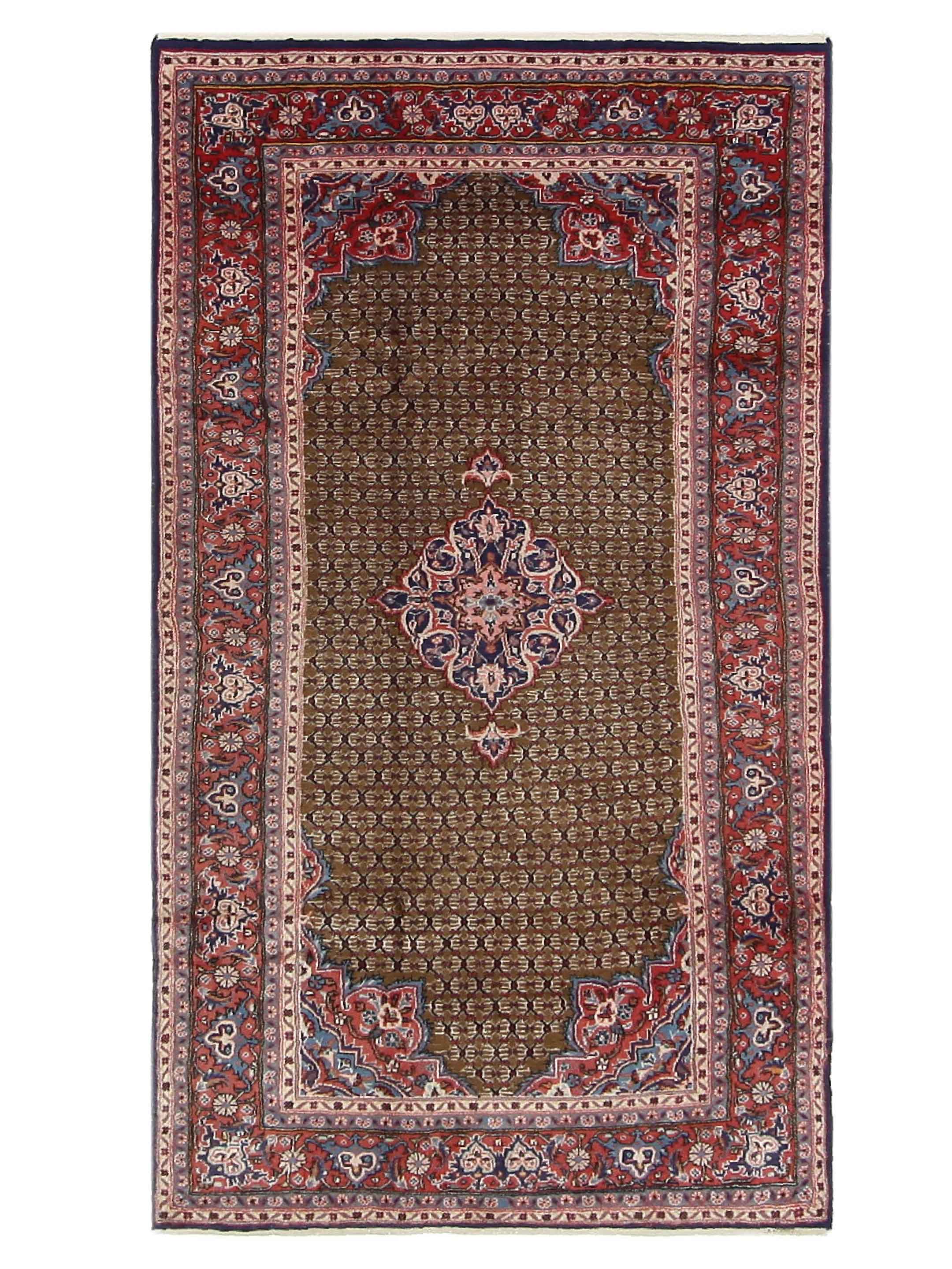Pacific Serab 13708 Blue Orange Traditional Hand Knotted Rug – Pacific Rugs