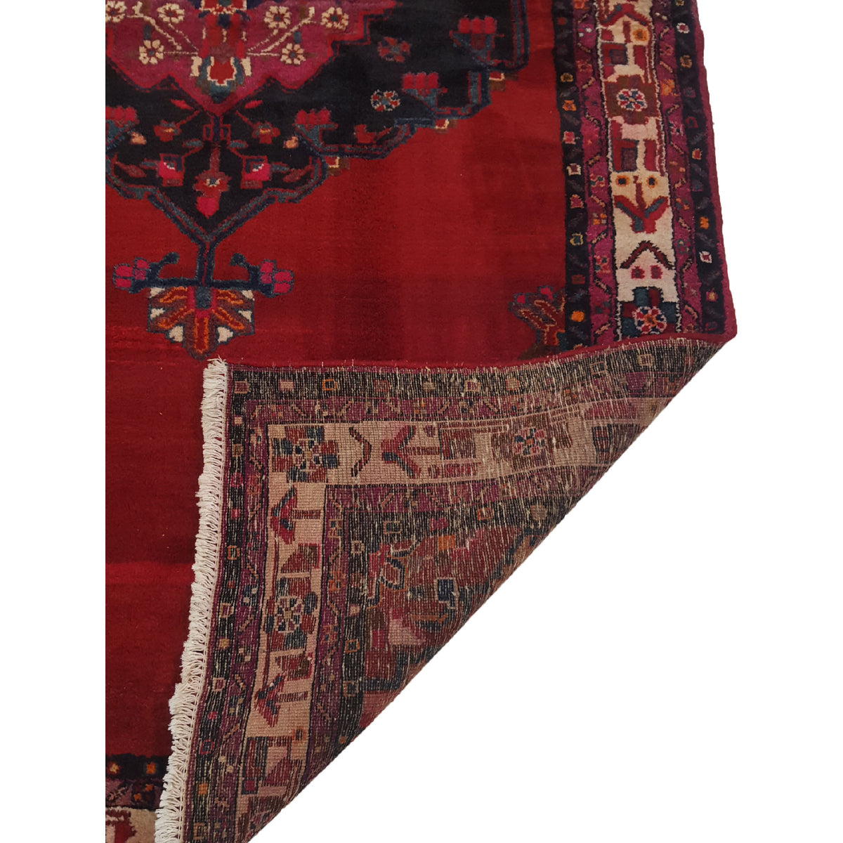 Pacific Bakhtiyari 13710 Red Ivory Traditional Hand Knotted Rug