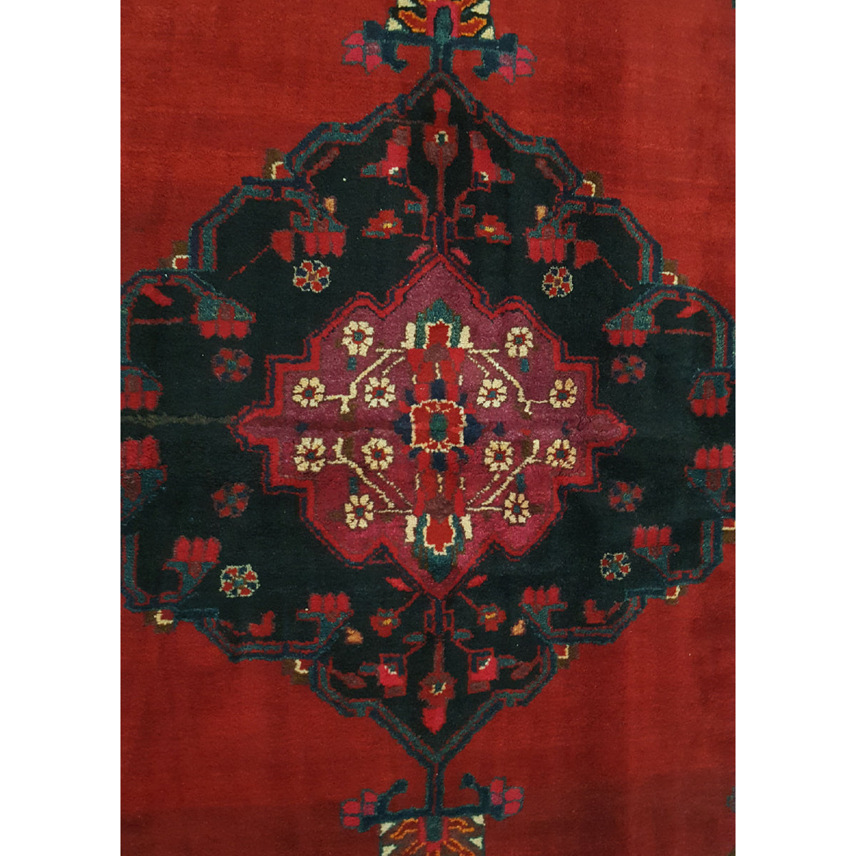 Pacific Bakhtiyari 13710 Red Ivory Traditional Hand Knotted Rug