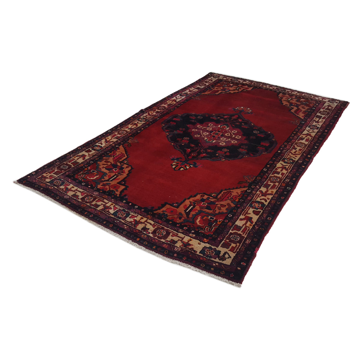 Pacific Bakhtiyari 13710 Red Ivory Traditional Hand Knotted Rug