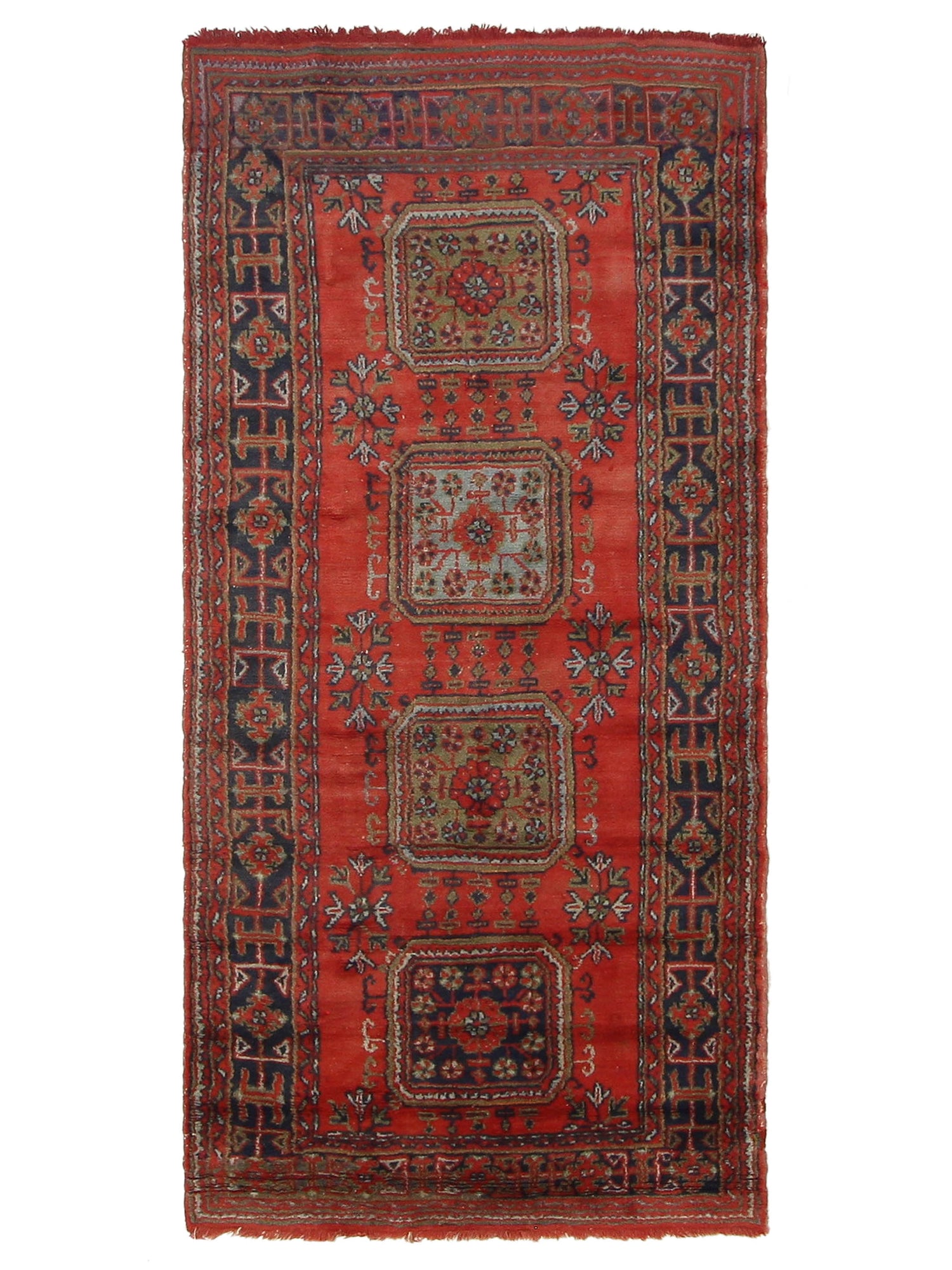 Fasa Antique Ushak  Orange Blue Traditional