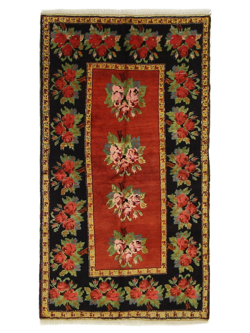 Fasa Antique Karajah  Orange Black Traditional