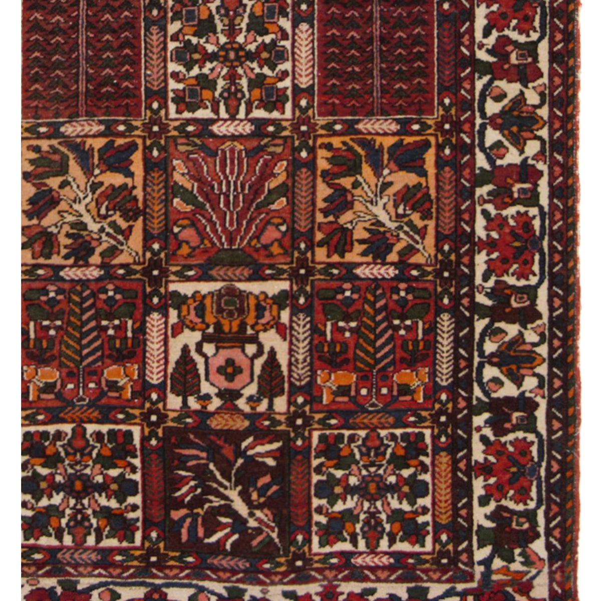 Pacific Bakhtiyari 13733 Multi Multi Traditional Hand Knotted Rug