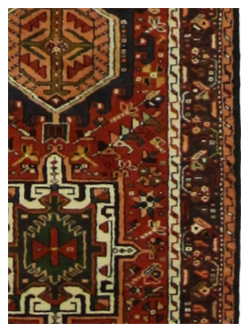 Pacific Antique Karajah 13743 Orange Brown Traditional Antique Rug