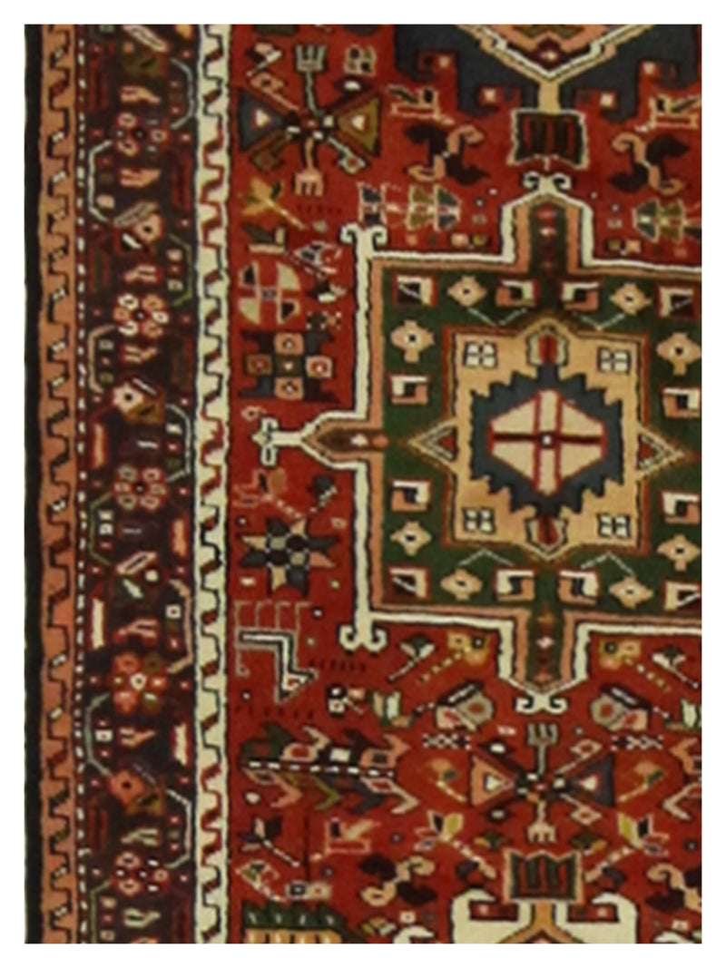Pacific Antique Karajah 13743 Orange Brown Traditional Antique Rug