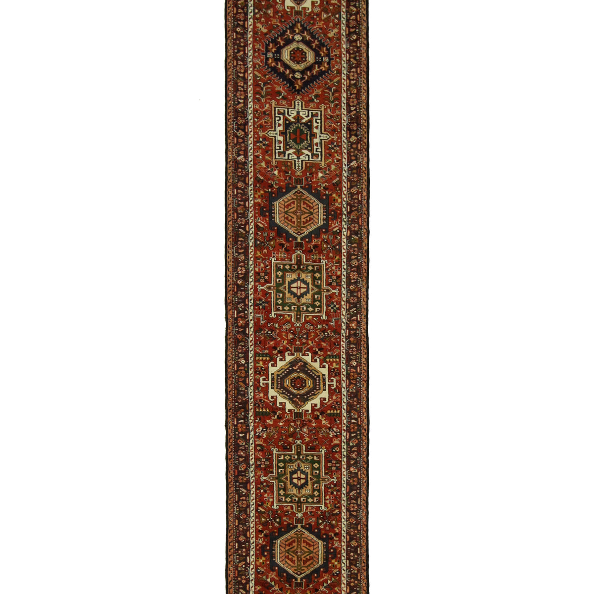 Pacific Antique Karajah  Orange Brown Traditional