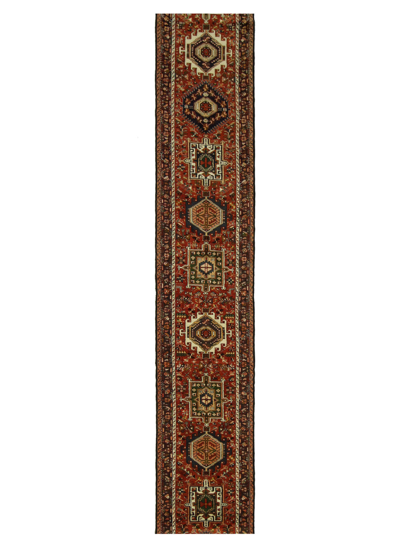 Pacific Antique Karajah  Orange Brown Traditional