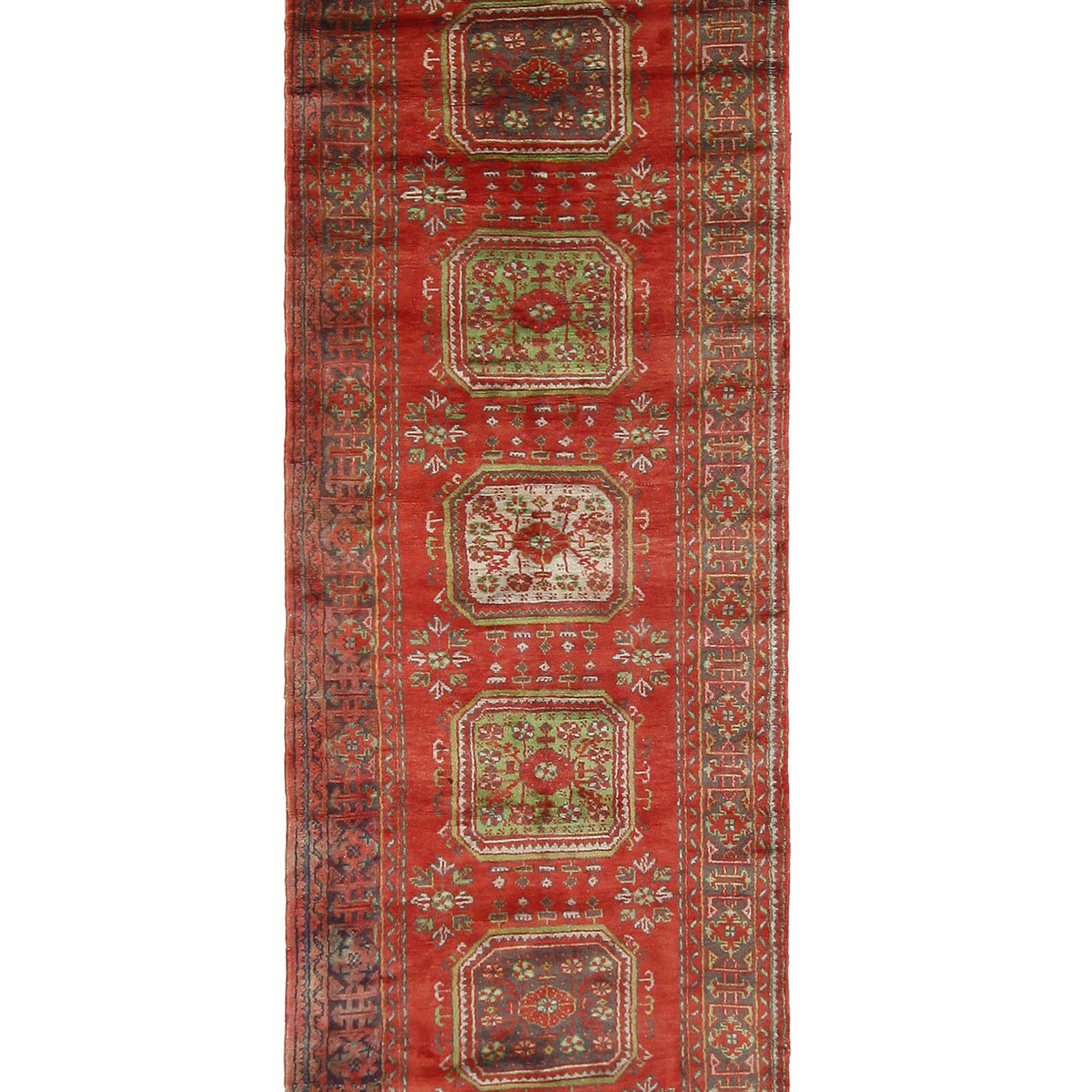 Fasa Antique Ushak  Orange Charcoal Traditional