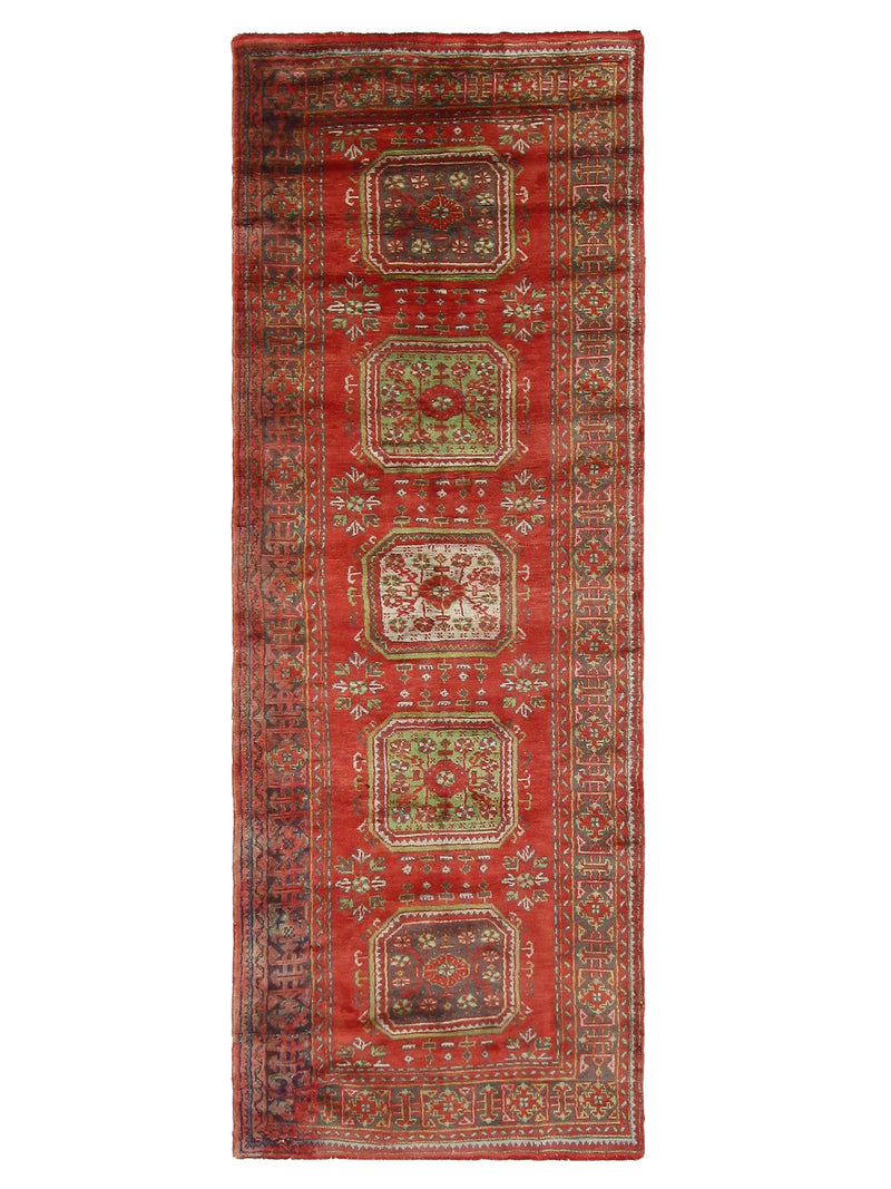 Fasa Antique Ushak  Orange Charcoal Traditional