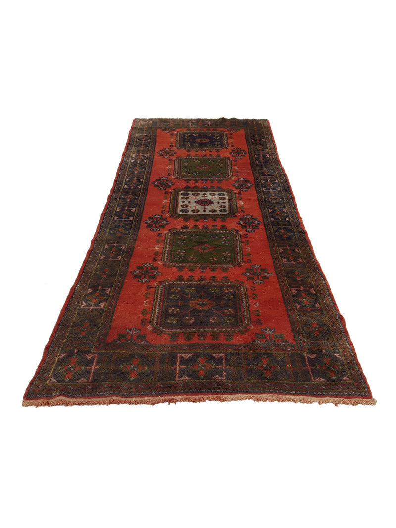 Fasa Antique Ushak 13748 Orange Orange Traditional Antique Rug