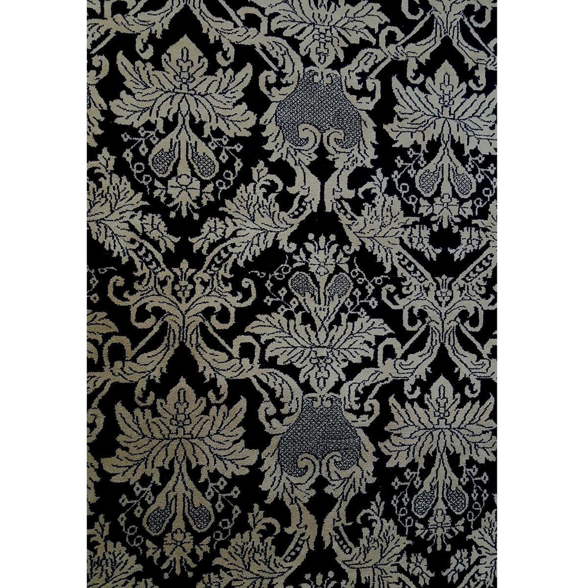 Pacific Ta Royal TA-13771 Black Beige Traditional Hand Knotted Rug