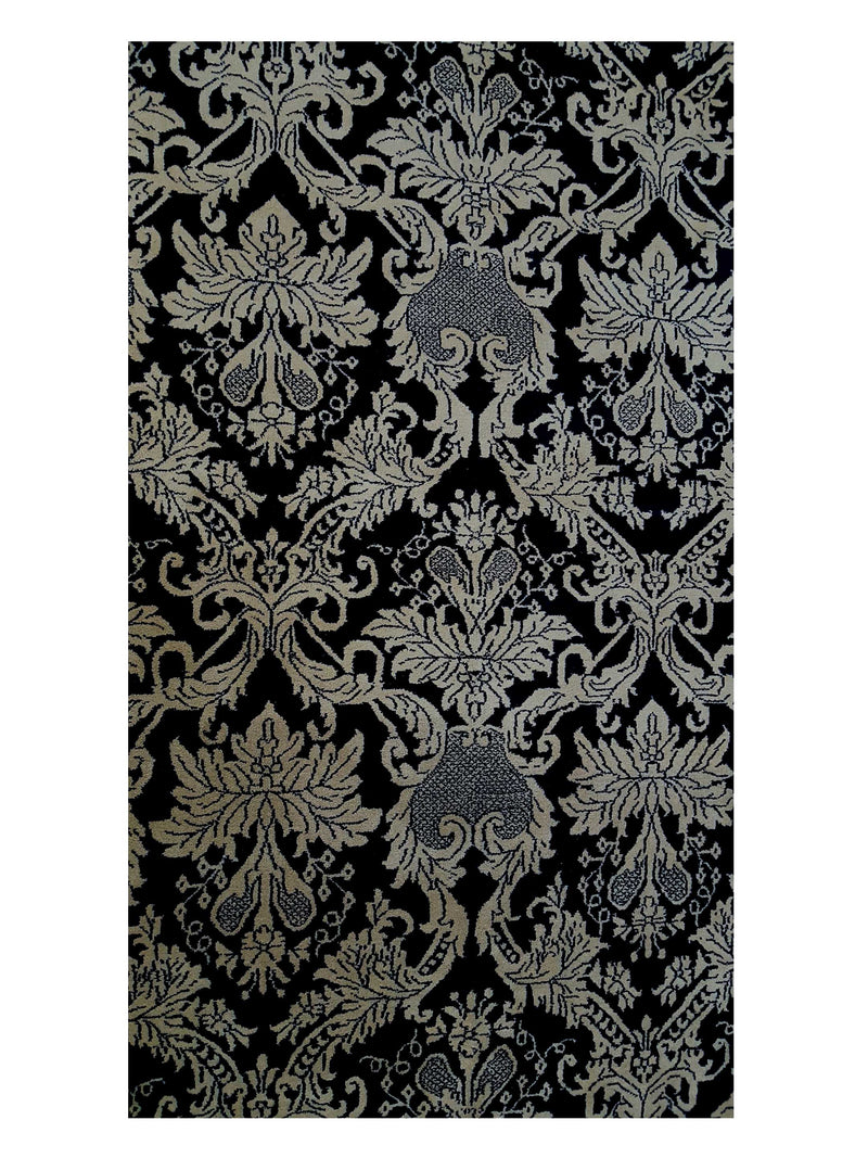 Pacific Ta Royal TA-13774 Black Beige Traditional Hand Knotted Rug