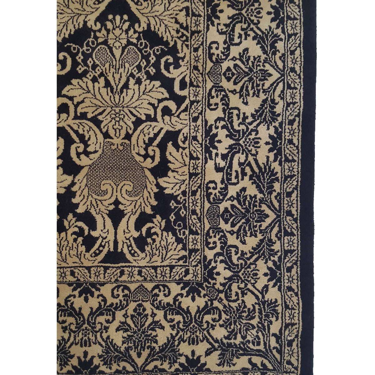 Pacific Ta Royal TA-13775 Black Beige Traditional Hand Knotted Rug