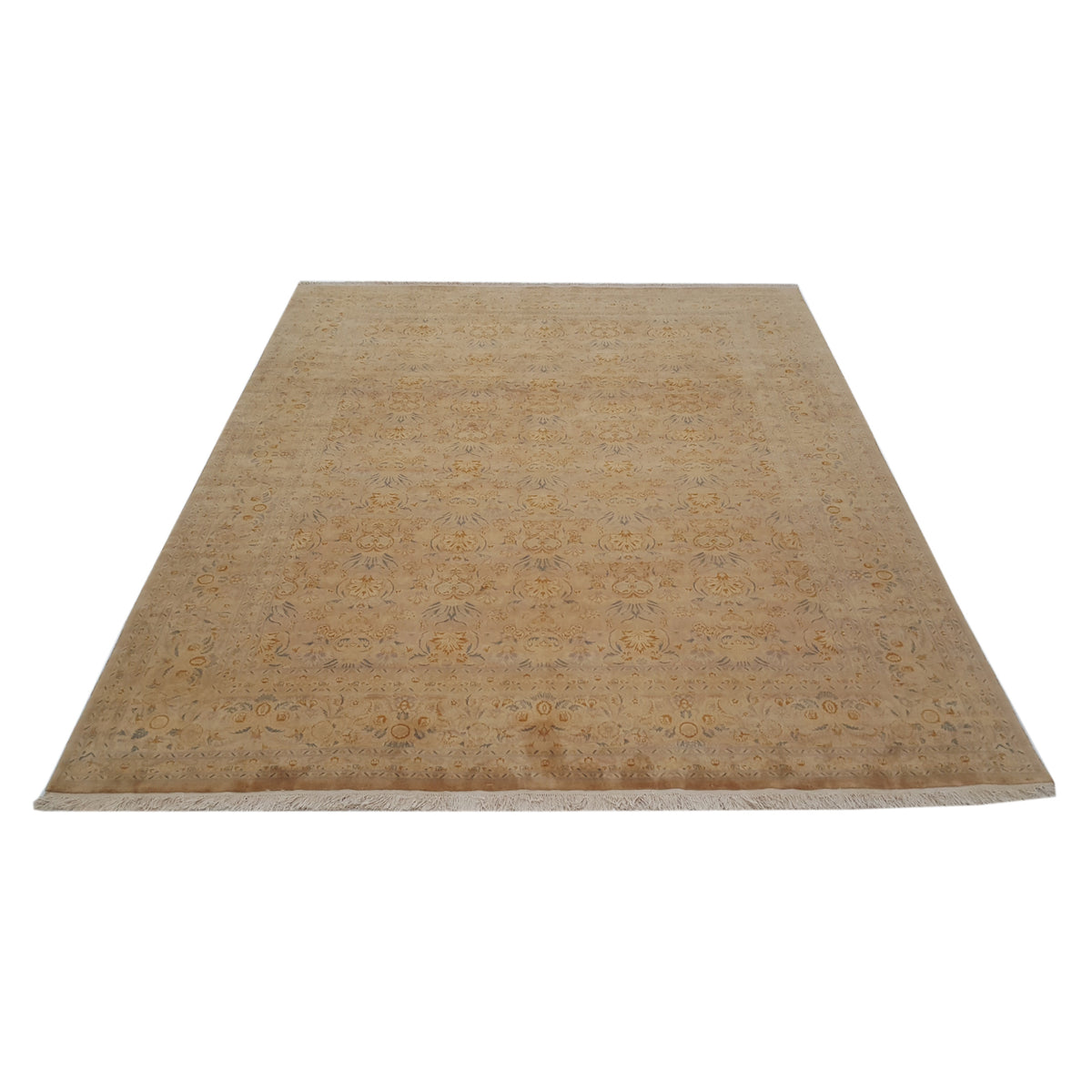 Pacific Classic 13794 Gold Beige Transitional Hand Knotted Rug