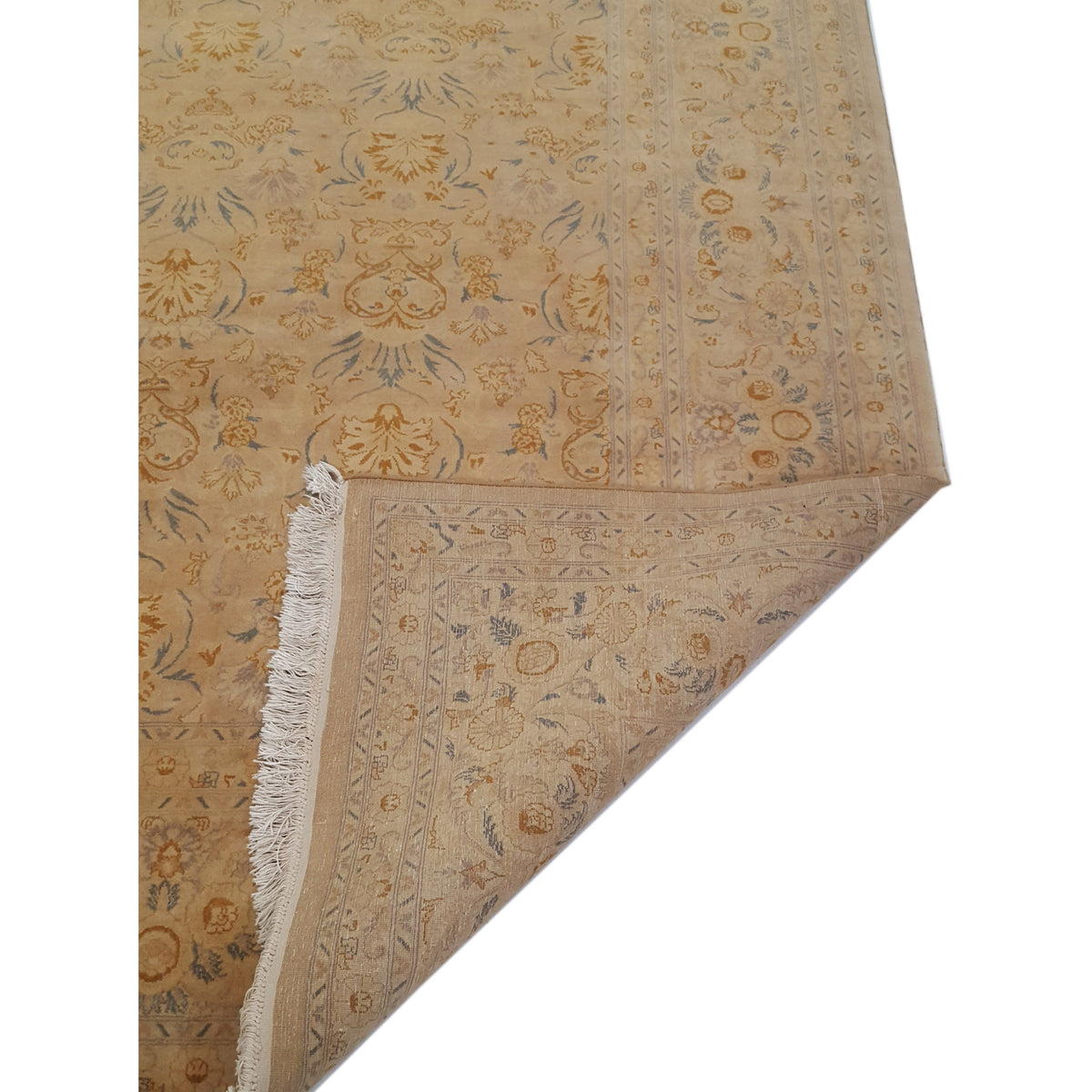 Pacific Classic 13794 Gold Beige Transitional Hand Knotted Rug