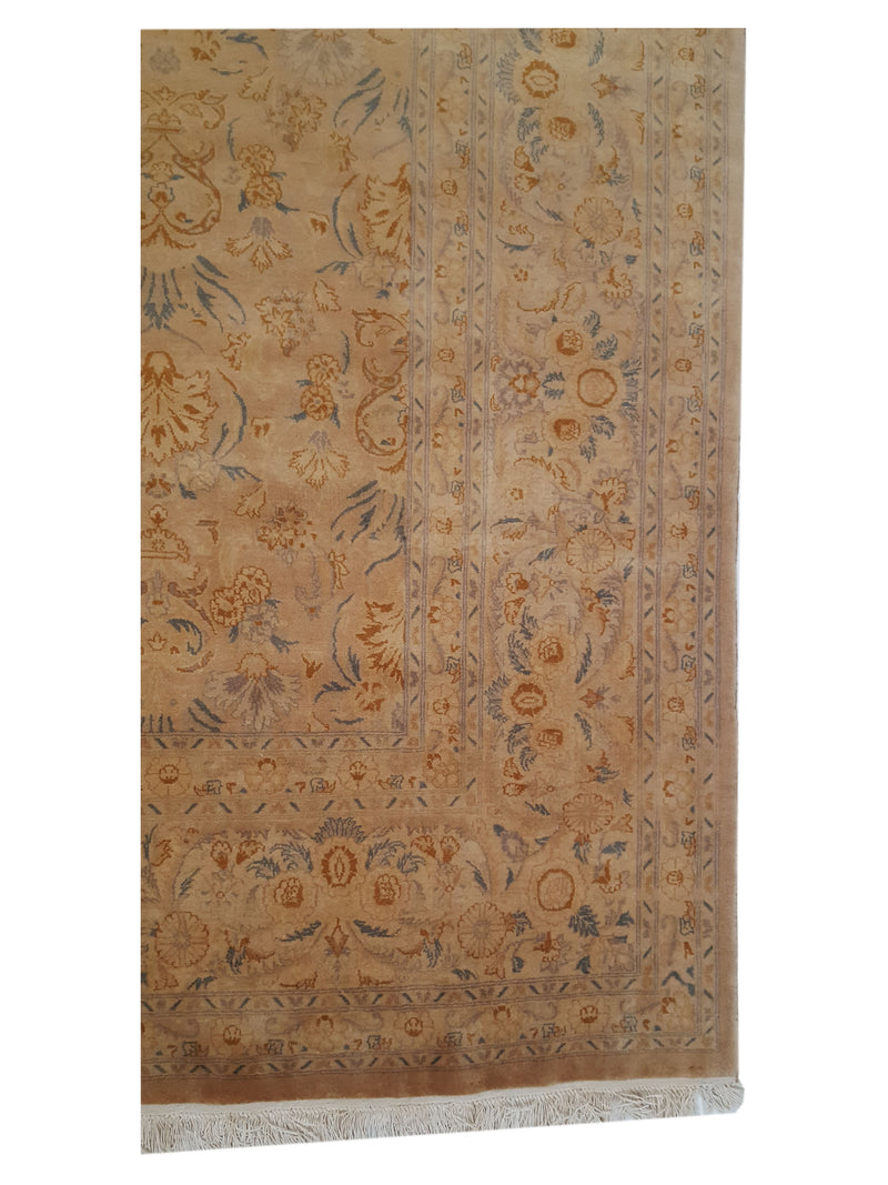Pacific Classic 13794 Gold Beige Transitional Hand Knotted Rug