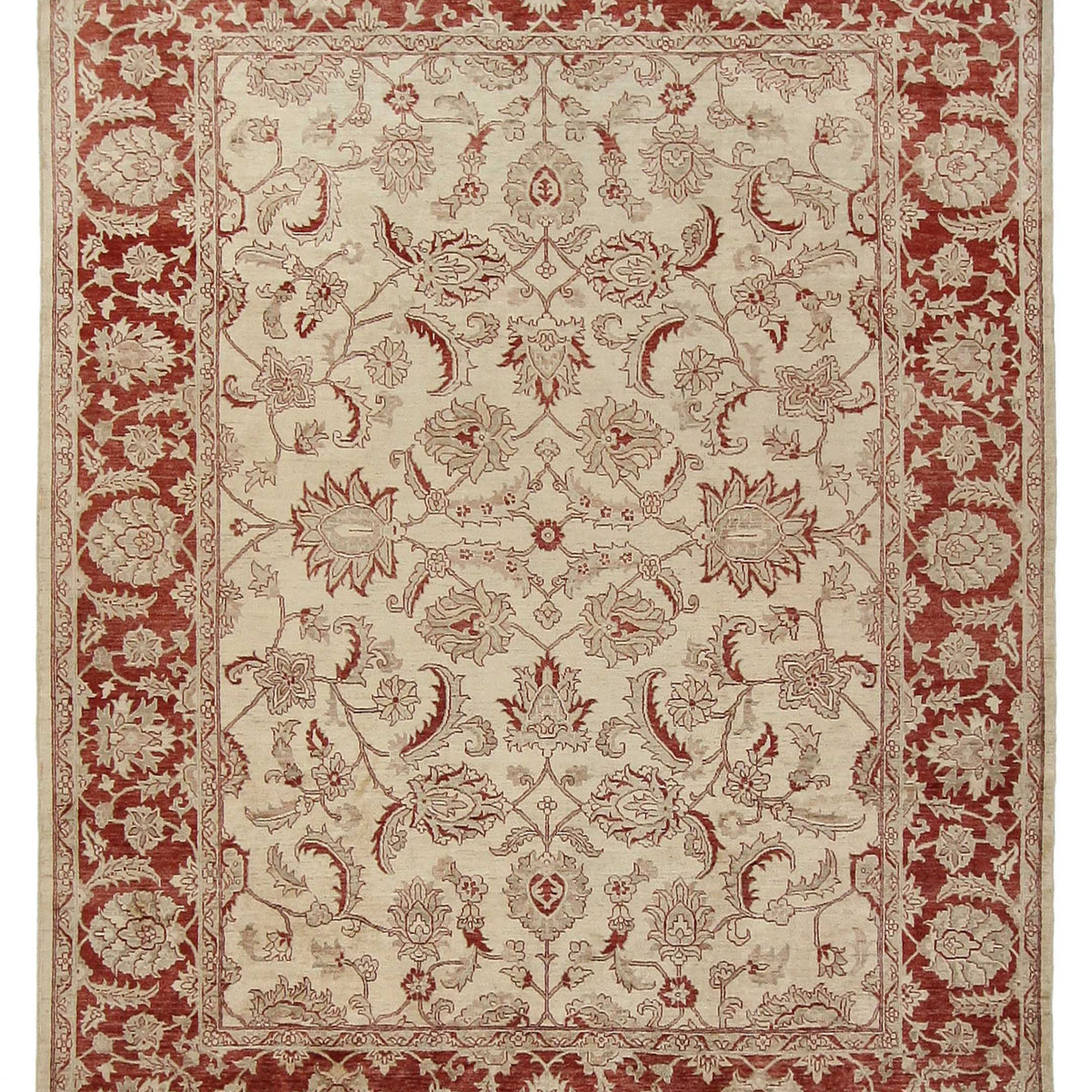 Pacific Ziegler  Beige Burgundy Transitional