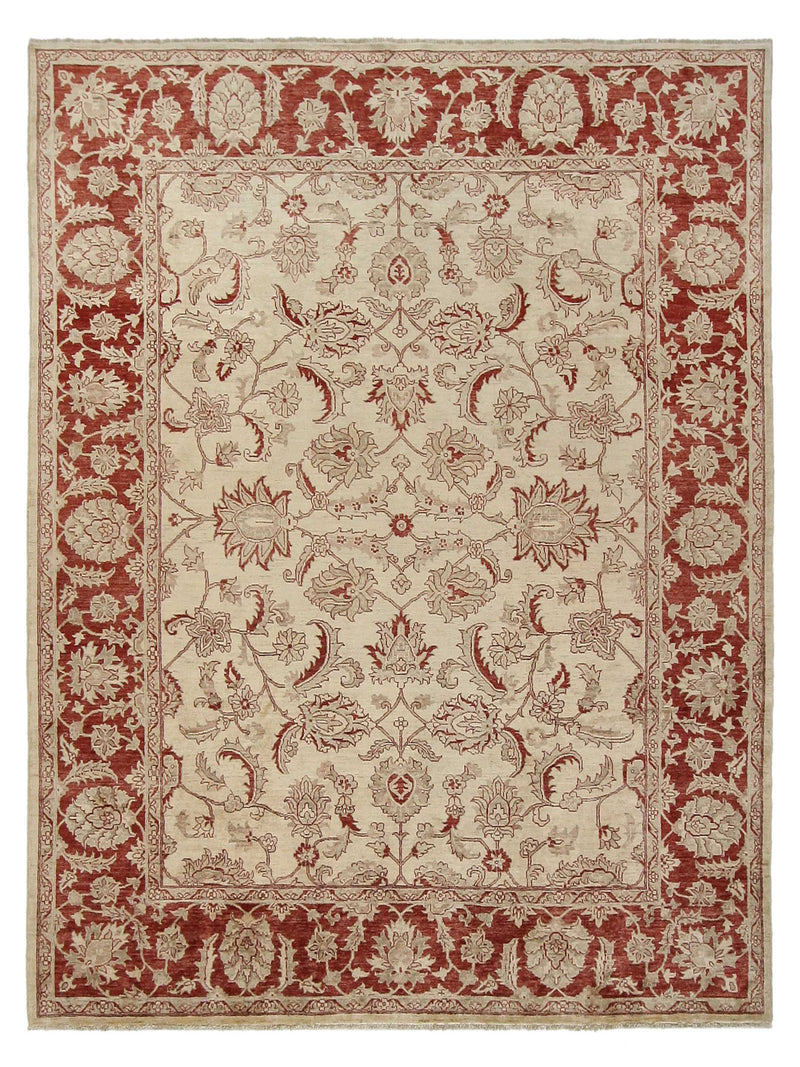 Pacific Ziegler  Beige Burgundy Transitional