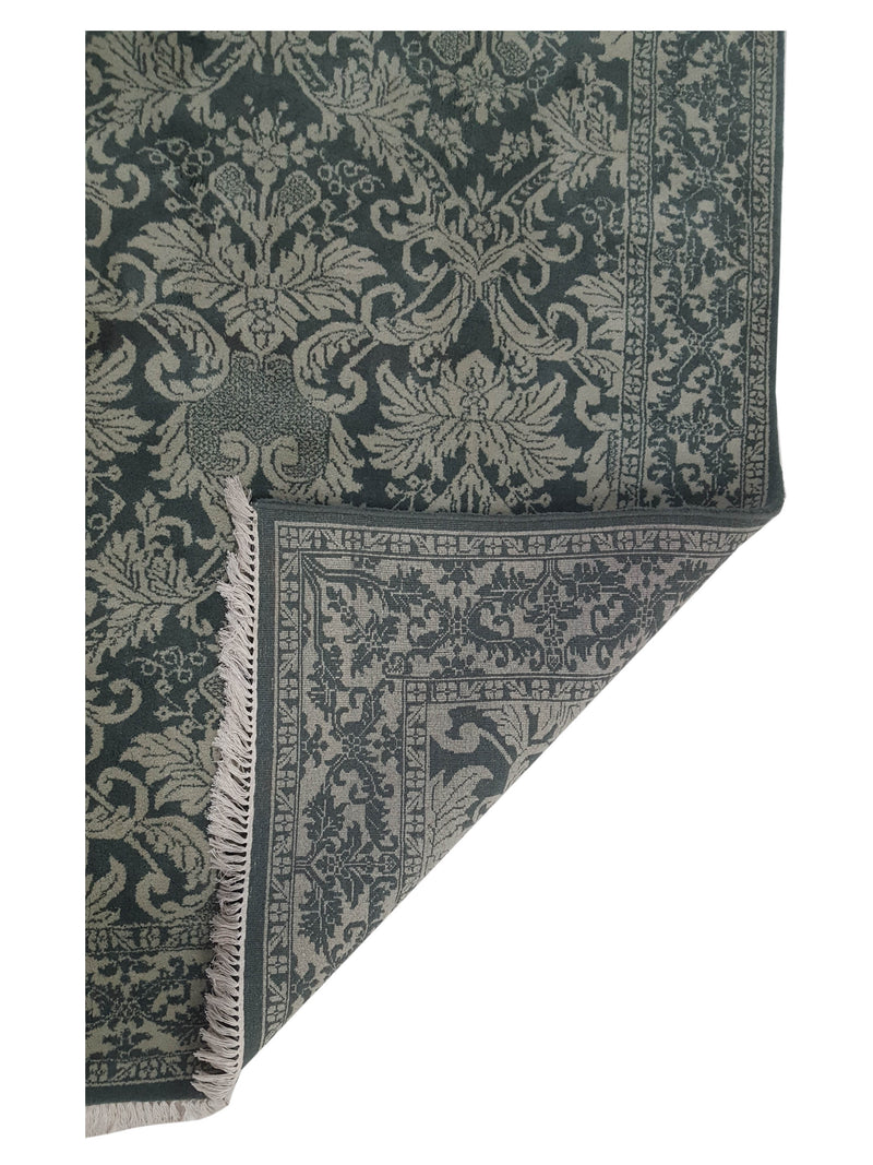 Pacific Royal 13804 Green Ivory Traditional Hand Knotted Rug