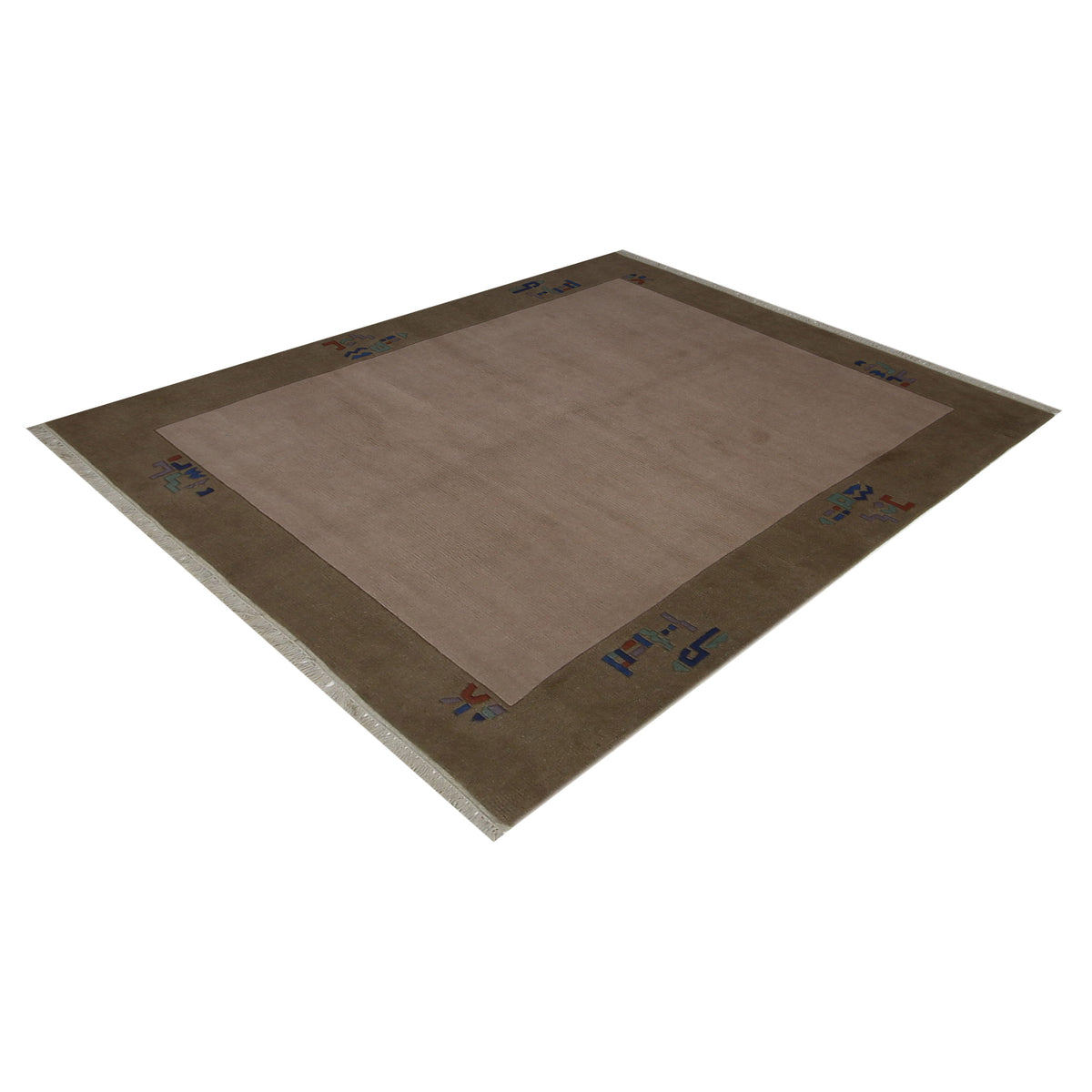 Pacific Tibet 13807 Rust Rust Transitional Hand Knotted Rug